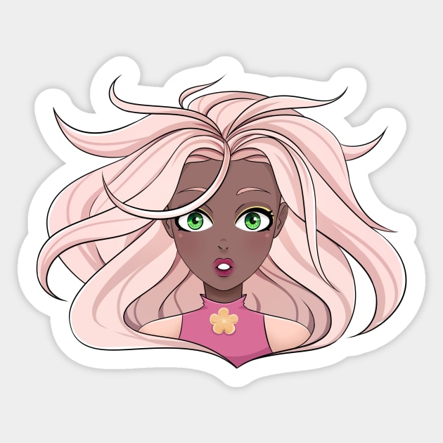 Anime Girl Sticker by AmberCreator